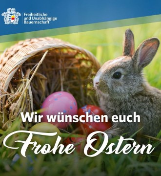 Die Freiheitliche und Unabhängige #Bauernschaft wünscht allen ein frohes #Osterfest! Ein herzliches Dankeschön an dieser Stelle ...