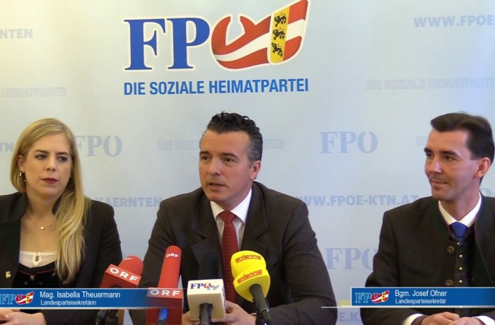 Gernot Darmann präsentiert das FPÖ-Team für Kärnten