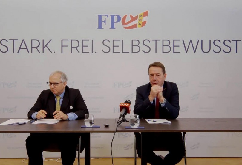 Pressekonferenz mit Erwin Angerer und Christoph Urtz