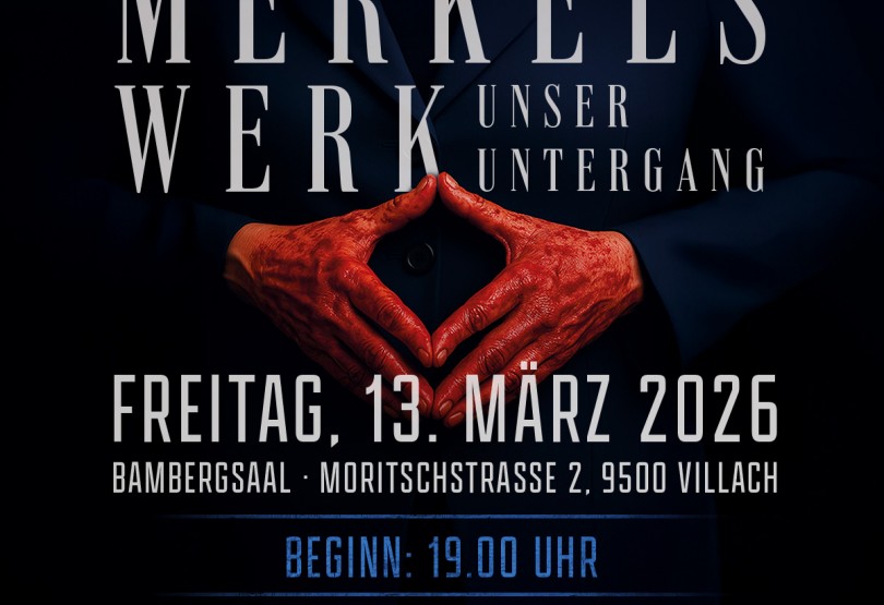 Buchpräsentation "Merkels Werk - Unser Untergang" mit Gerald Grosz