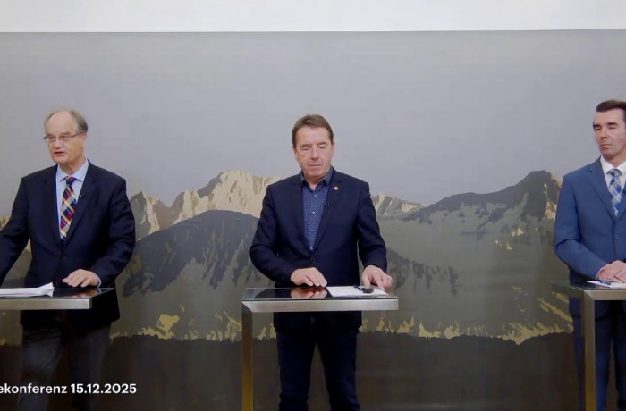 Pressekonferenz mit Erwin Angerer