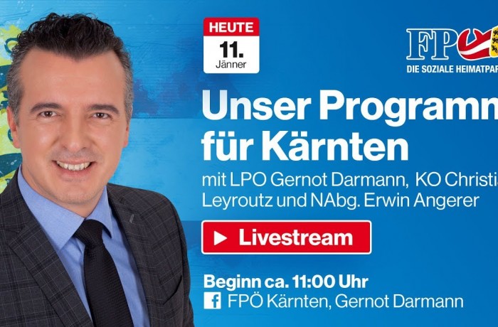 Pressekonferenz zum Start in den Kärntner Landtagswahlkampf