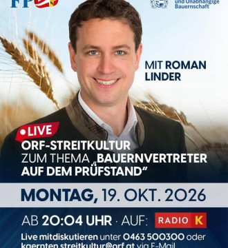 📻 HEUTE Montag ist unser Roman Linder live bei der Sendung #Streitkultur in Radio Kärnten zu Gast