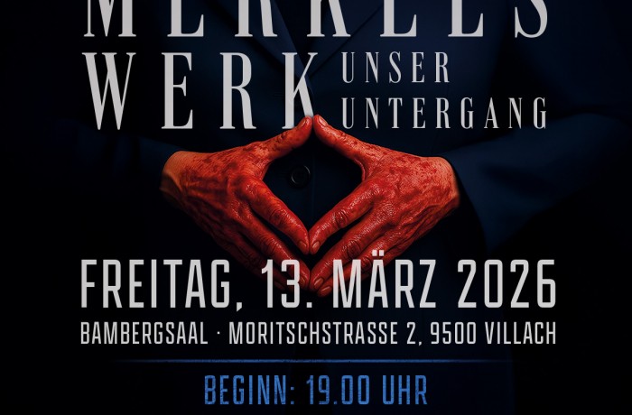 Buchpräsentation "Merkels Werk - Unser Untergang" mit Gerald Grosz