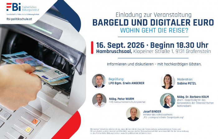 Bargeld und digitaler Euro