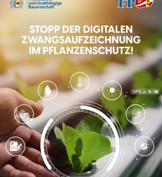 Die freiheitlichen Bauern lehnen die ab 2026 geplante digitale #Aufzeichnungspflicht beim #Pflanzenschutz strikt ab