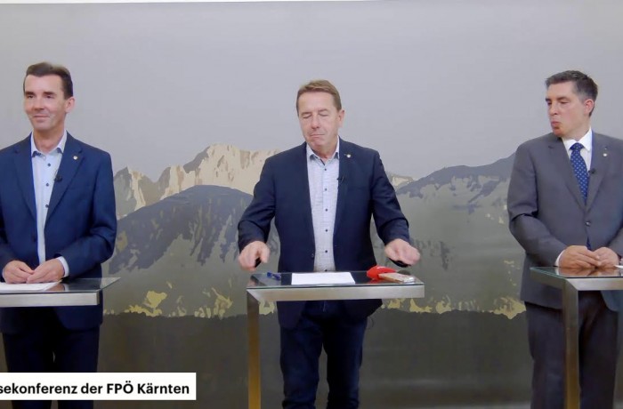 Pressekonferenz mit Erwin Angerer, Christoph Staudacher und Josef Ofner