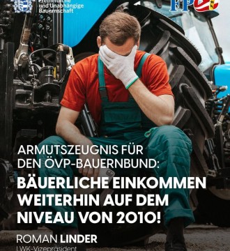 Inflationsbereinigt liegt das bäuerliche #Durchschnittseinkommen 📊 laut “Grünem Bericht” im Jahr 2025 weiter auf dem Niveau des ...