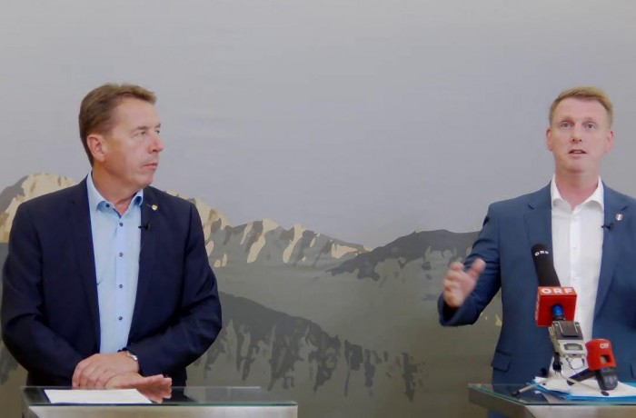 Pressekonferenz mit Erwin Angerer und Harald Thau