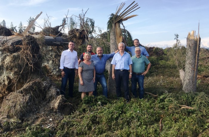 Rasche Hilfe für von Sturmschäden betroffene Bauern und Waldbesitzer notwendig!