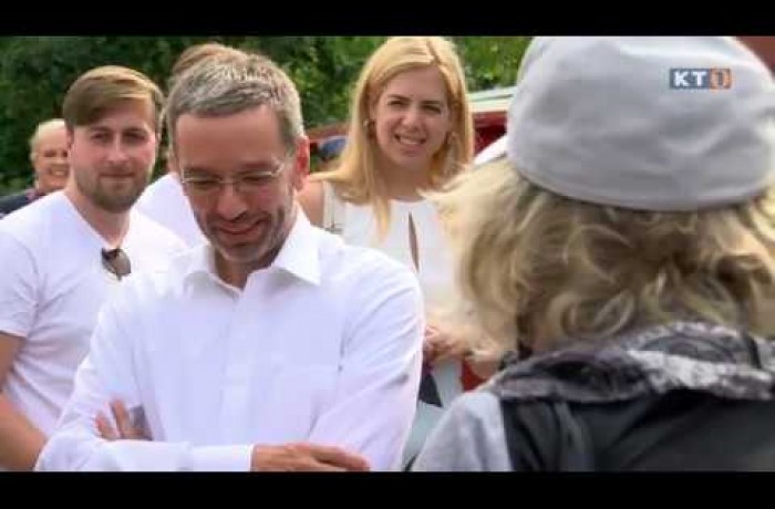 Herbert Kickl zu Besuch in Klagenfurt