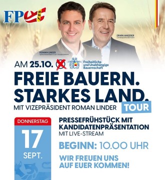 Am Donnerstag findet unser #Pressefrühstück ☕️🥐 mit #Kandidatenpräsentation für die #Landwirtschaftskammerwahl 🗳️🌾 statt