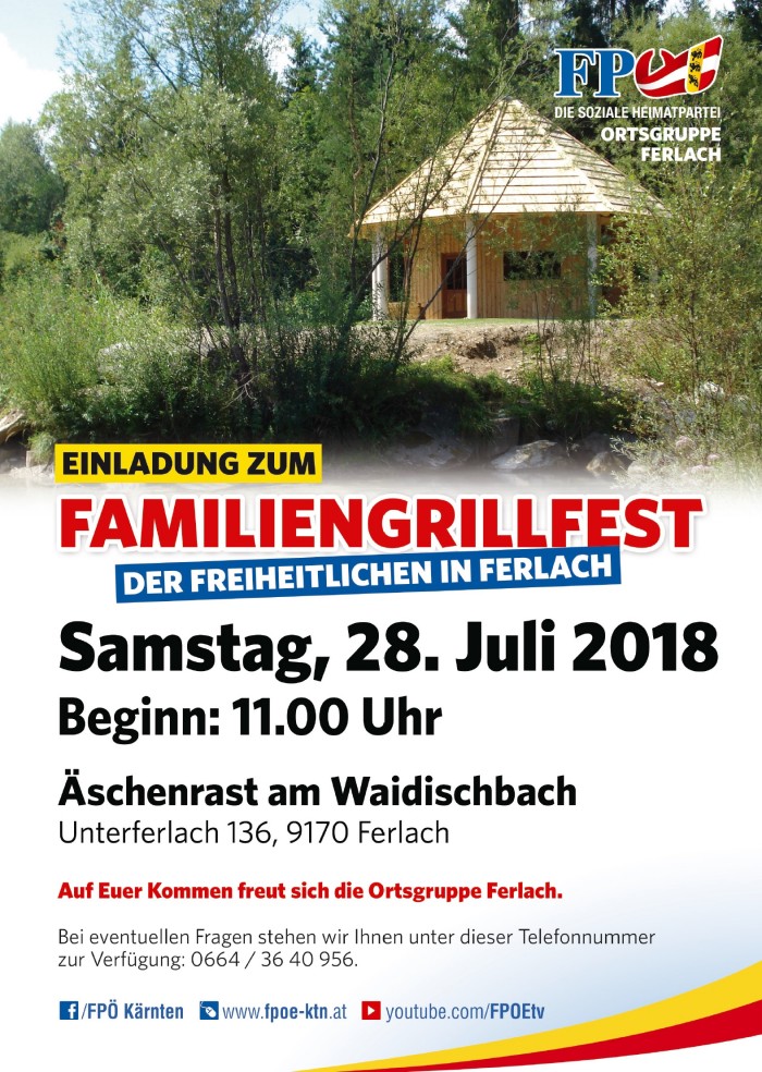 Familiengrillfest der Ortsgruppe Ferlach
